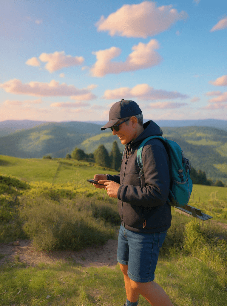 Capture d'écran de la newsletter lhusser.fr présentant les thématiques IA, géobiologie et développement personnel