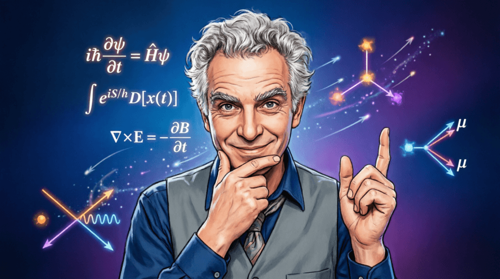Richard Feynman et l'intégrale des chemins